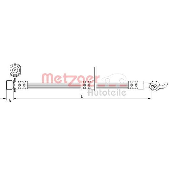 4110986 Brake Hose