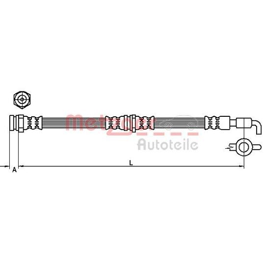 4110871 Brake Hose