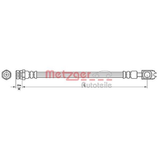 4110441 Brake Hose