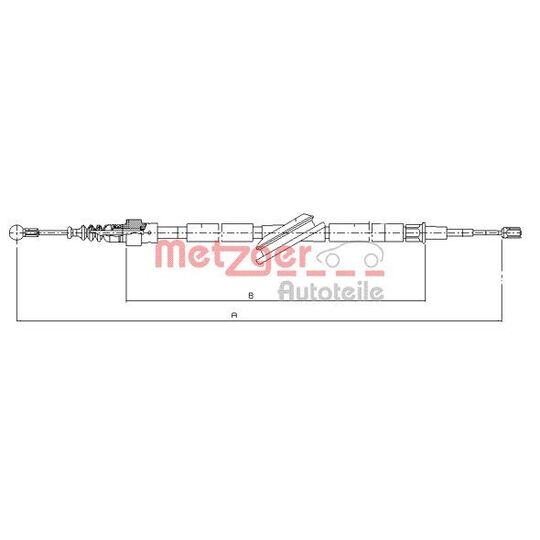 10.7506 Cable, parking brake