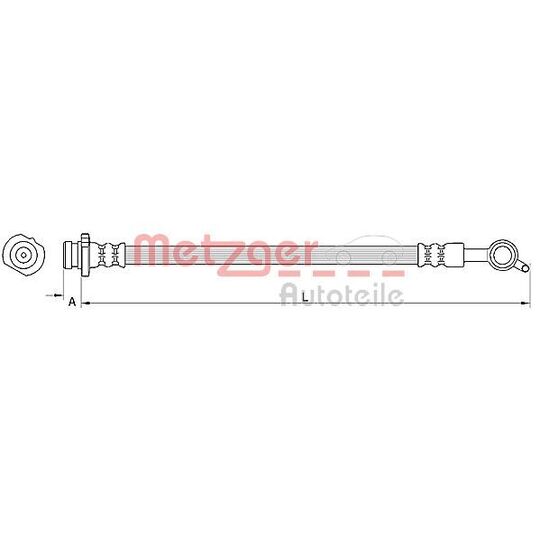 4110849 Brake Hose