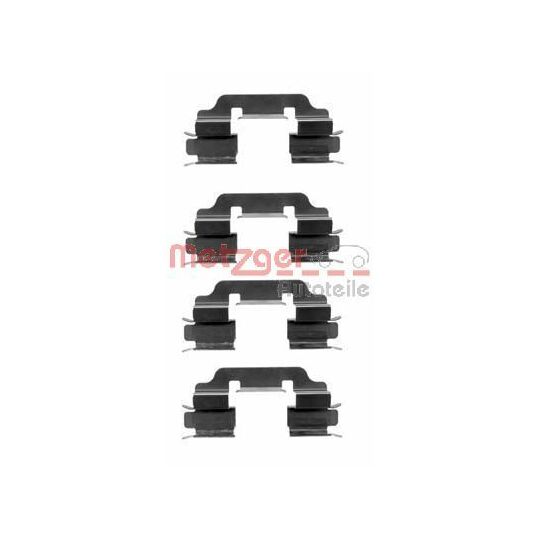 109-1601 Accessory Kit, disc brake pad