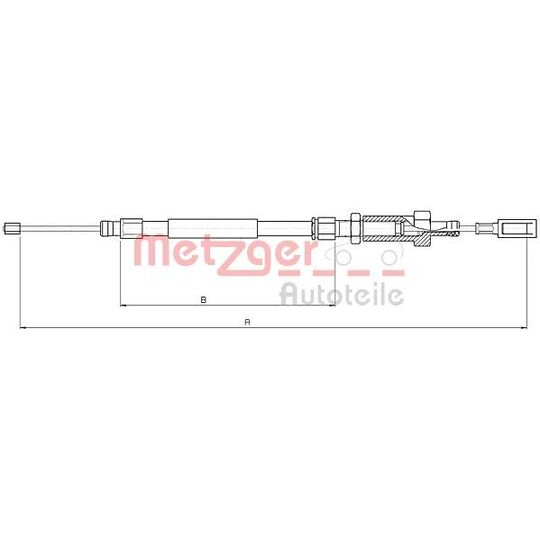 10.4726 Cable, parking brake