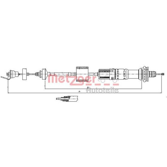 11.2154 Clutch Cable