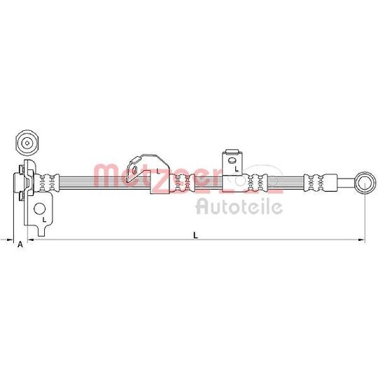 4110840 Brake Hose