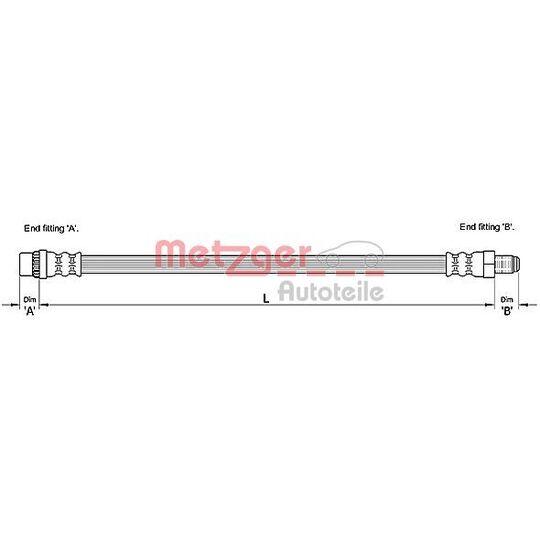 4110261 Brake Hose