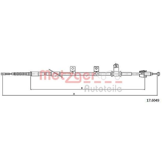 17.6049 Cable, parking brake