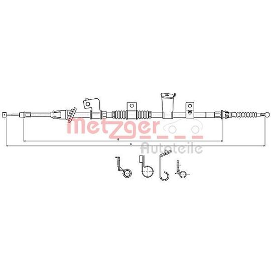 17.2301 Cable, parking brake