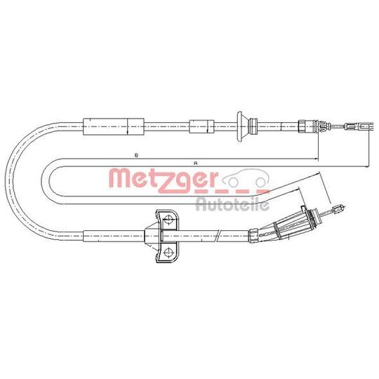 10.8066 Cable, parking brake