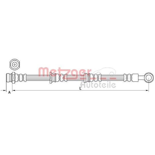 4110917 Brake Hose