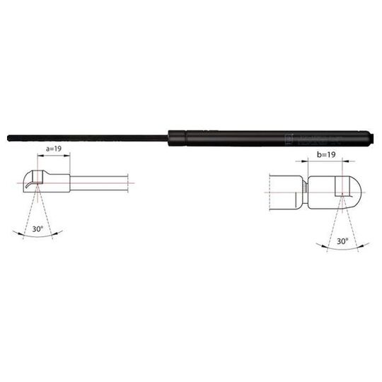 2110051 Gas Spring, boot-/cargo area