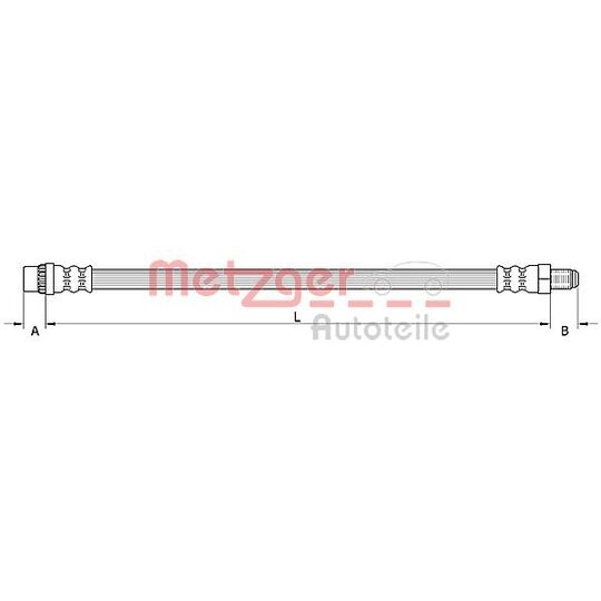 4110895 Brake Hose