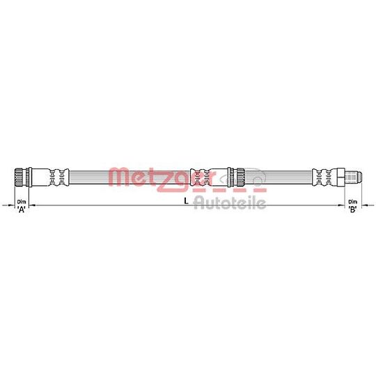4110266 Brake Hose