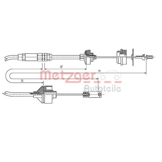11.2195 Clutch Cable
