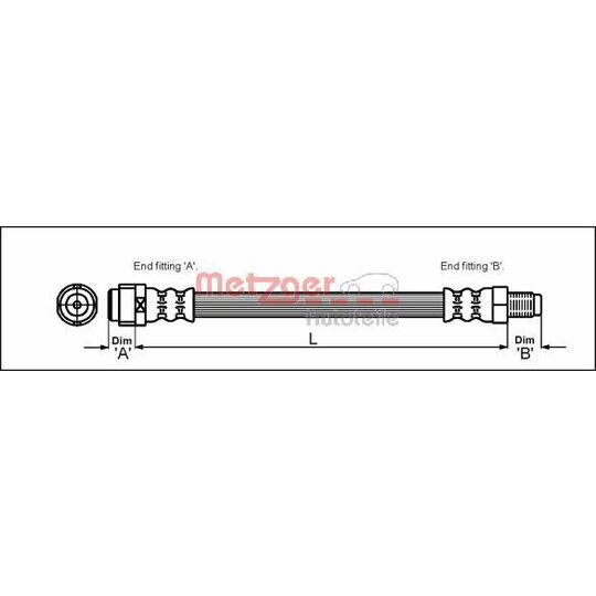 4110574 Brake Hose