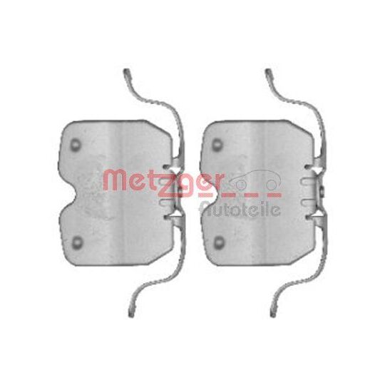 109-1759 Accessory Kit, disc brake pad