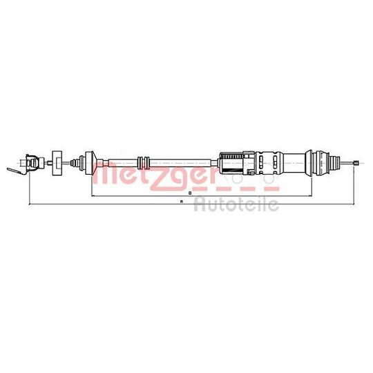 11.2199 Clutch Cable