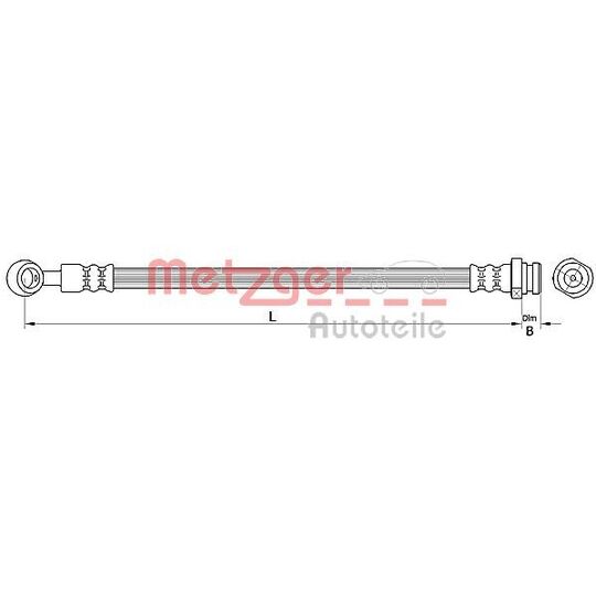 4110717 Brake Hose