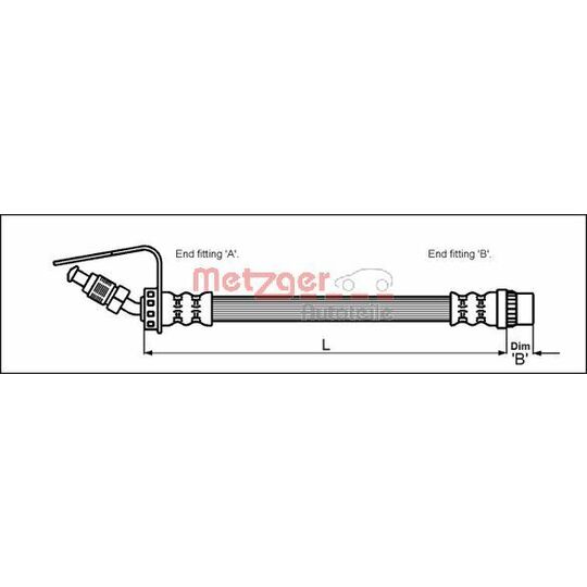 4114761 Brake Hose