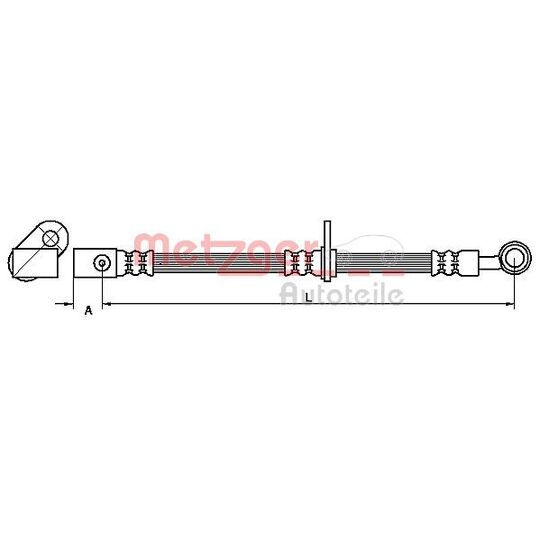 4111070 Brake Hose