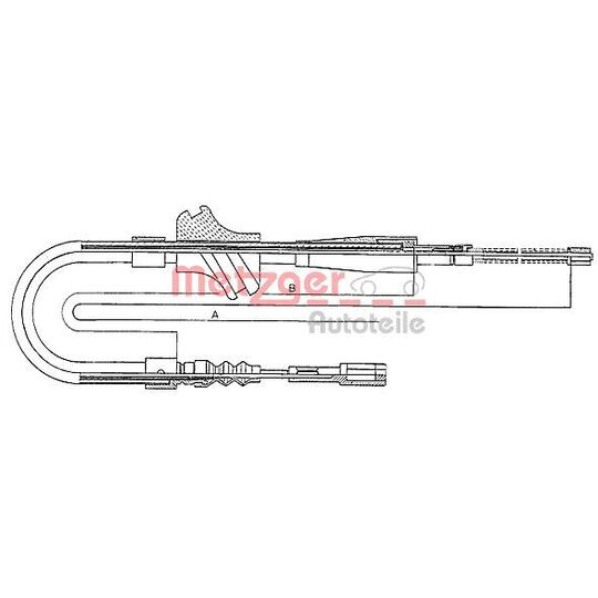 10.7501 Cable, parking brake
