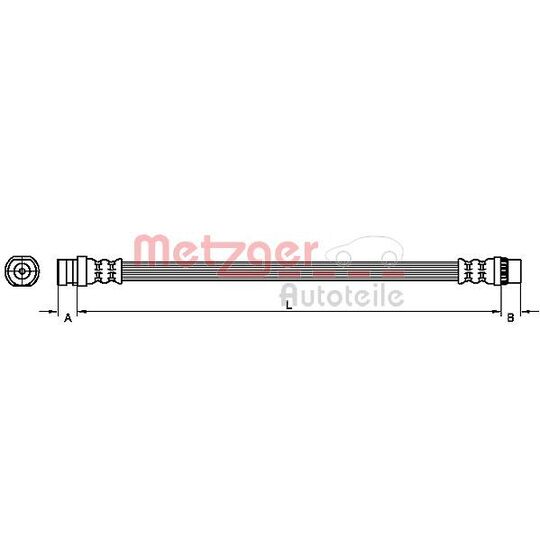 4110214 Brake Hose