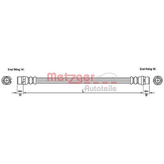 4110251 Brake Hose