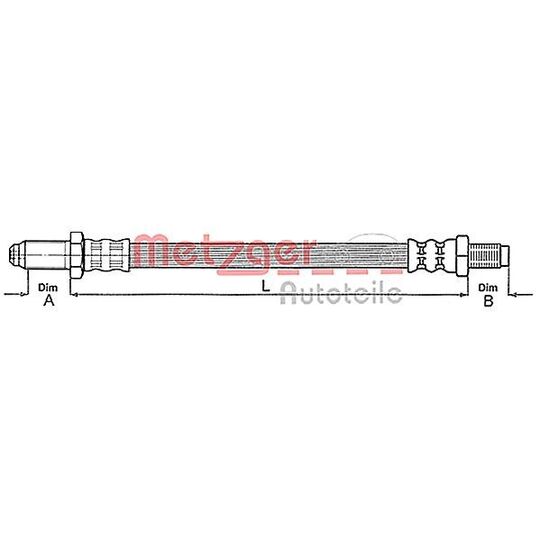 4112219 Clutch Hose