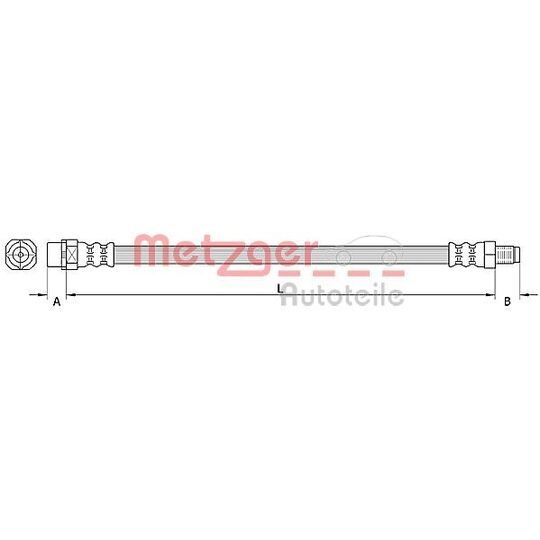 4110942 Brake Hose