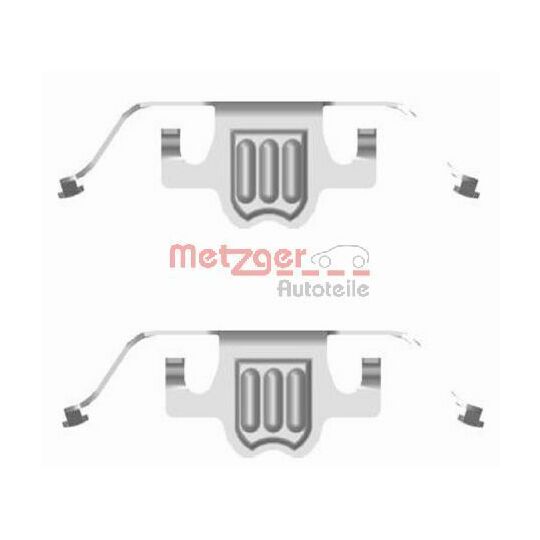 109-1695 Accessory Kit, disc brake pad