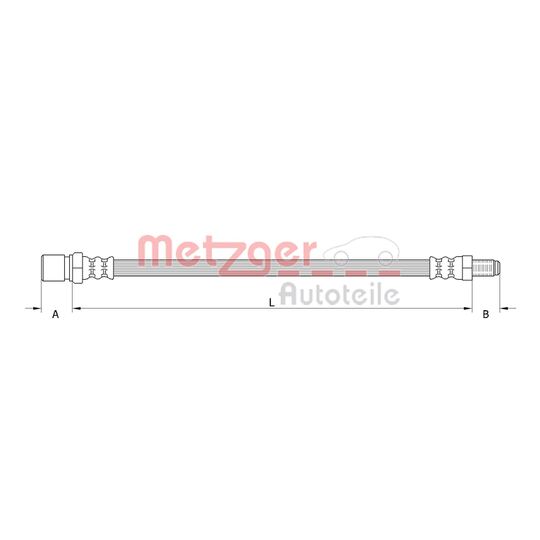 4118575 Brake Hose
