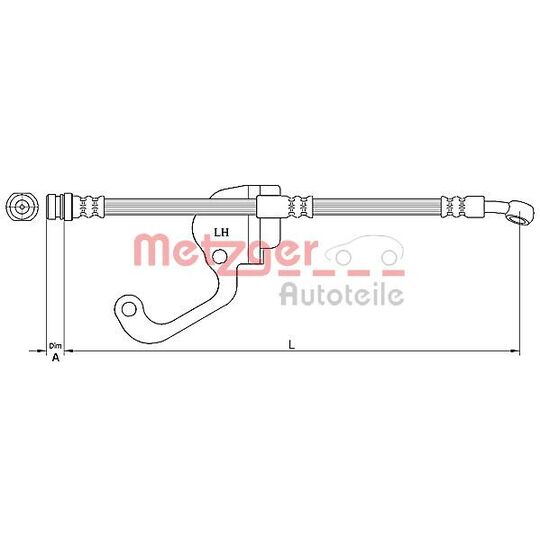 4116228 Brake Hose