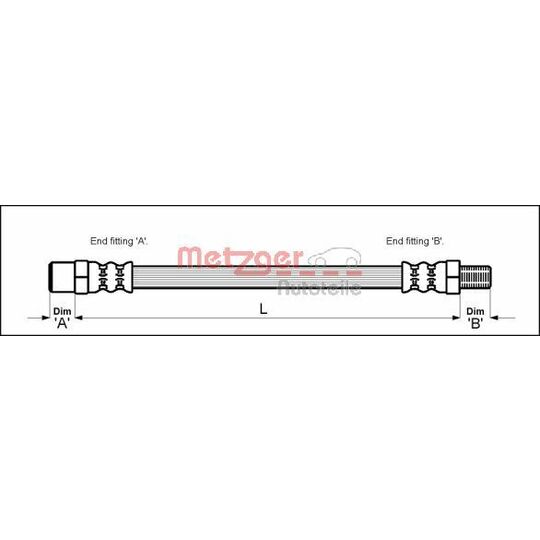4114671 Brake Hose