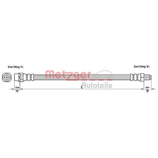4110272 Brake Hose