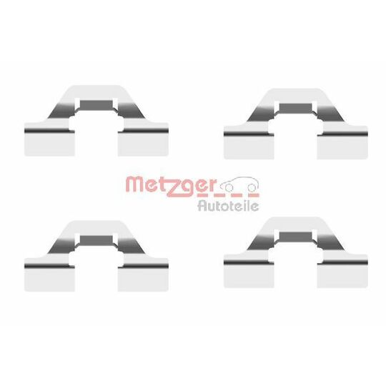 109-1684 Accessory Kit, disc brake pad