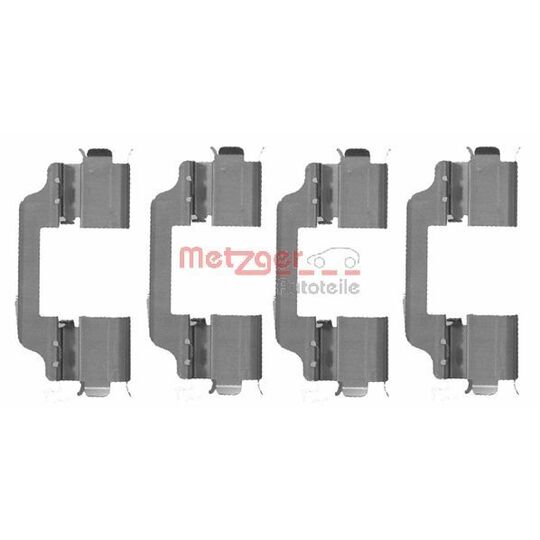 109-1707 Accessory Kit, disc brake pad