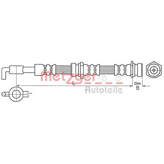 4114057 Brake Hose