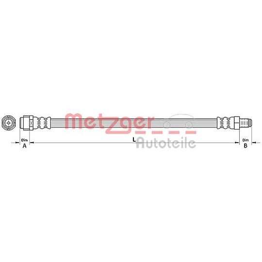 4110726 Brake Hose
