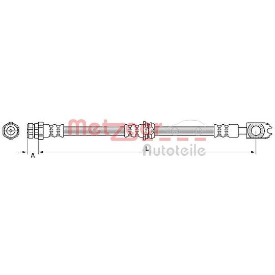 4110888 Brake Hose