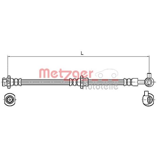 4110132 Brake Hose