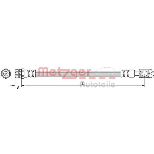 4110891 Brake Hose