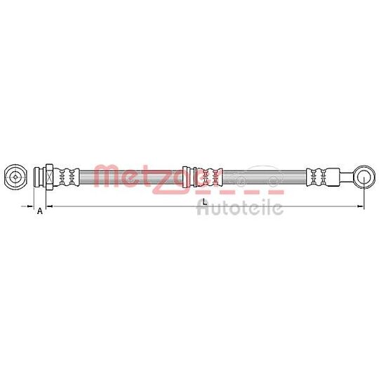 4110745 Brake Hose