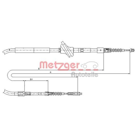 10.7583 Cable, parking brake