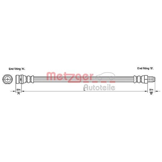 4110238 Brake Hose