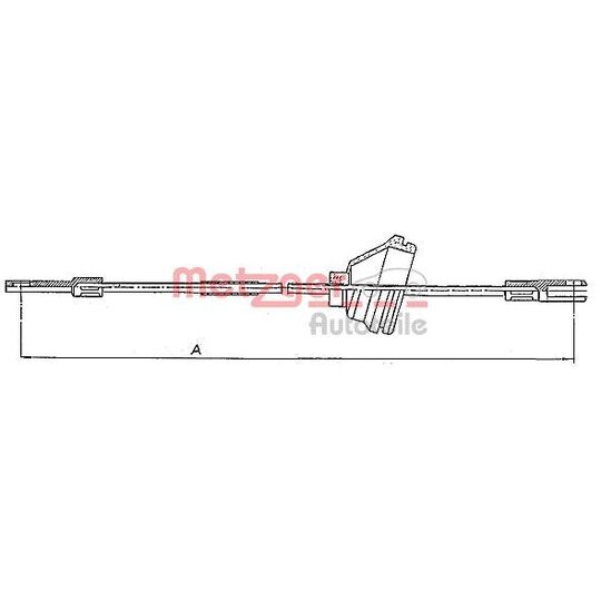 10.818 Cable, parking brake
