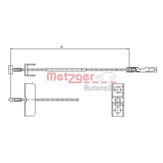 11.6803 Cable, parking brake