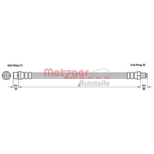 4110255 Brake Hose
