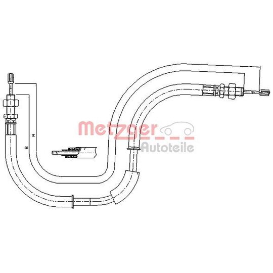 17.6105 Cable, parking brake
