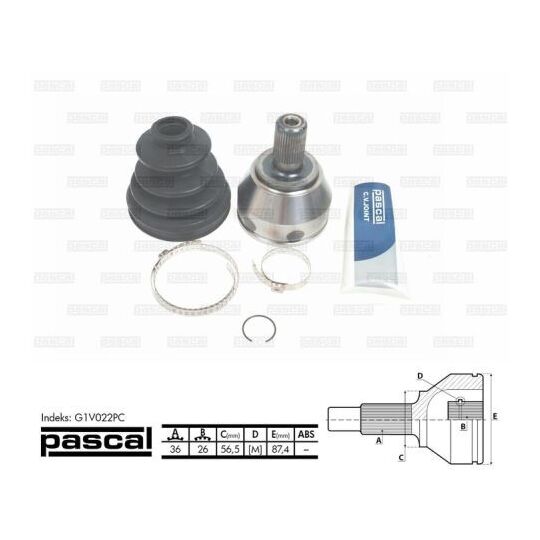 G1V022PC Joint Kit, drive shaft