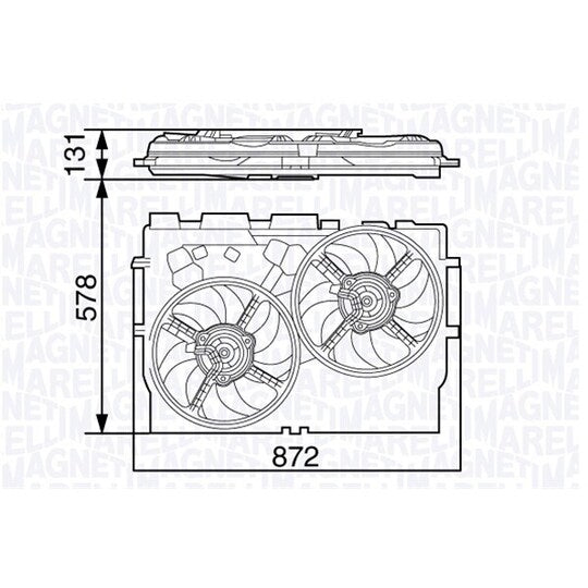 069422583010 Fan, radiator